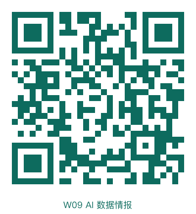 扫码阅读 W09 AI 数据情报